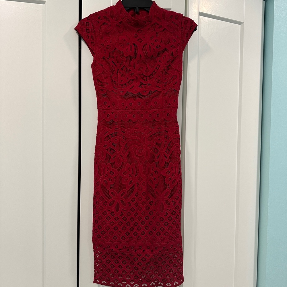 Baltic Born Red Lace Dress